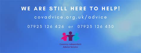 Coventry Independent Advice Service – A registered charity offering.